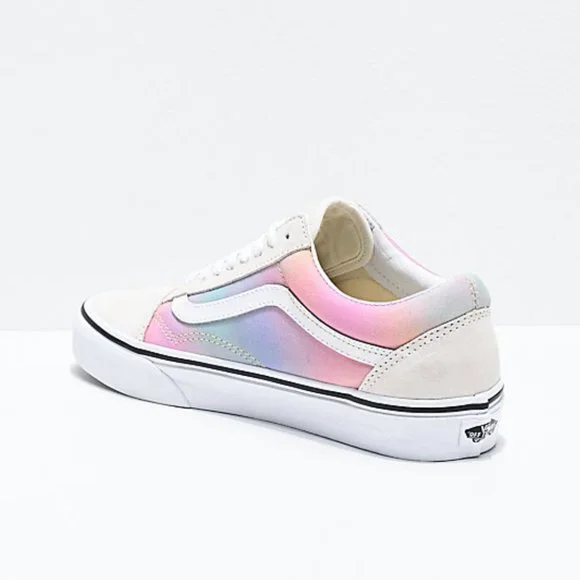 Vans Old Skool Aura Shift & White Skate Sneakers - Picture 4 of 15